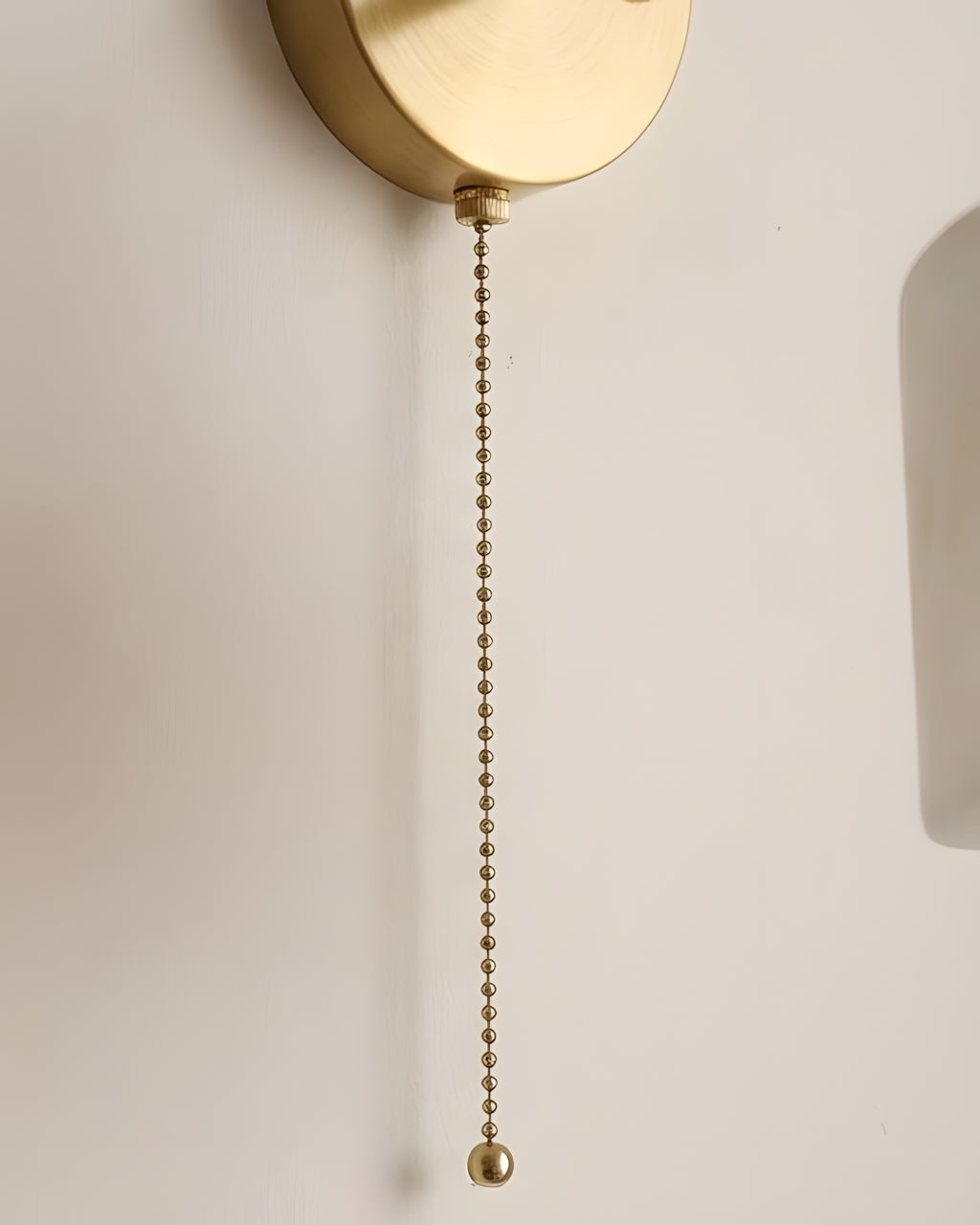 Cavella Alabaster Curated Alabaster Wall Sconce – structural canopy joint detail