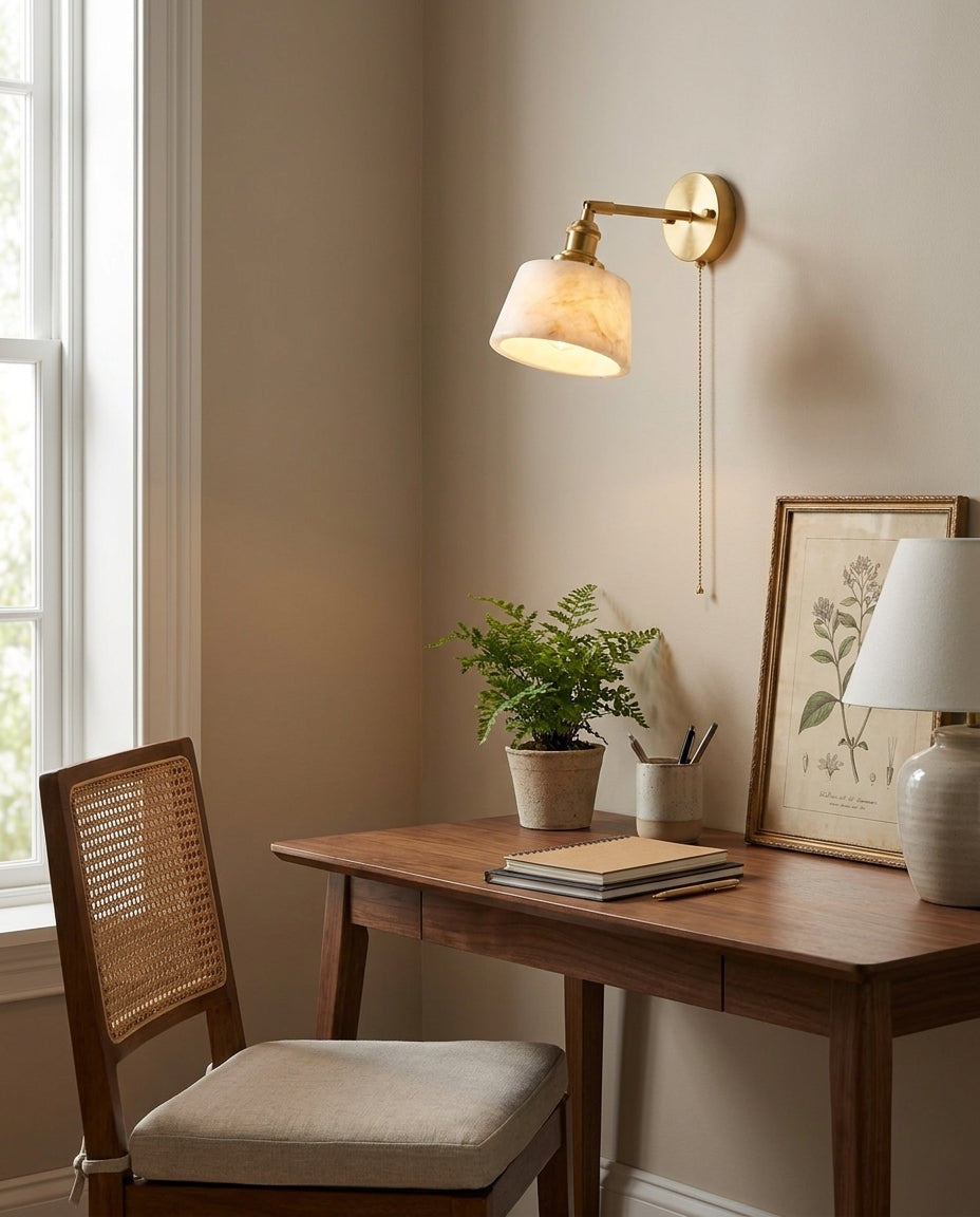 Cavella Alabaster Curated Alabaster Wall Sconce – architectural ceiling profile