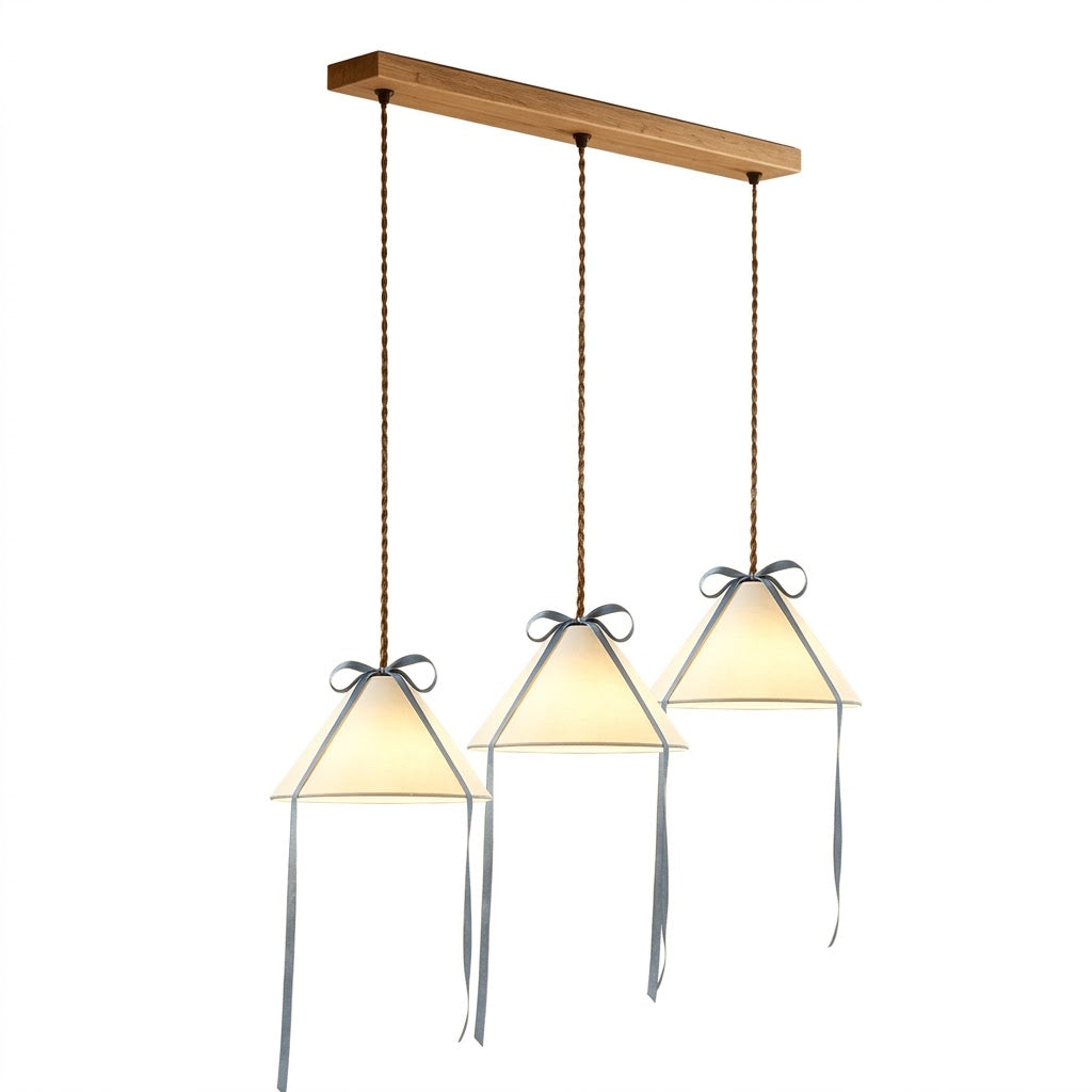 Cavelle Curated Finished Iron Pendant Light – 3 Heads L 60cm x H 150cm  L 23.6 x H 59 finish configuration