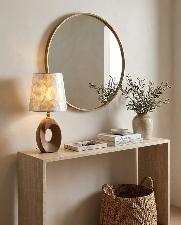 Cavren Curated Solid Brass Table Lamp