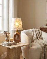 Cavren Curated Solid Brass Table Lamp – macro detail view