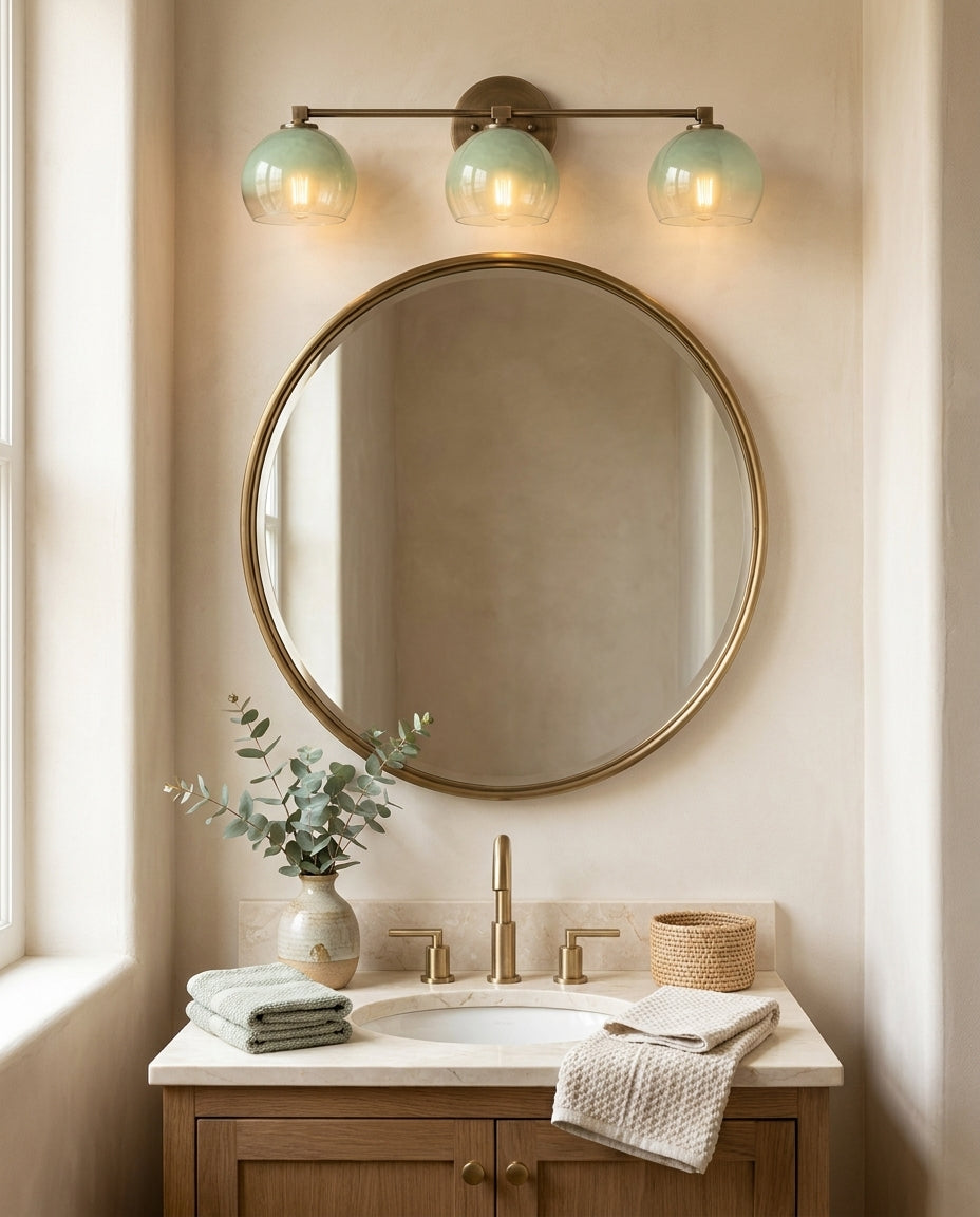 Celadyn Curated Mouth-Blown Frosted Glass Wall S