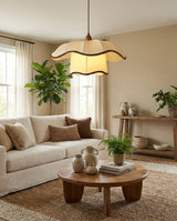 Celavine Curated Solid Hardwood Pendant Light – structural canopy joint detail
