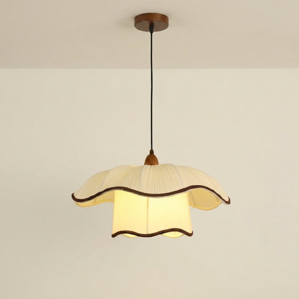 Celavine Curated Solid Hardwood Pendant Light – Dia 60cm x H 30cm  ∅ 23.6 x H 11.8 finish configuration