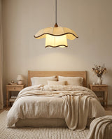 Solid Hardwood craftsmanship detail on Celavine Curated Solid Hardwood Pendant Light