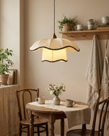 Celavine Curated Solid Hardwood Pendant Light – dimensional scale reference