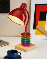 Chromilo Curated Optical Acrylic Table Lamp – handcrafted surface texture