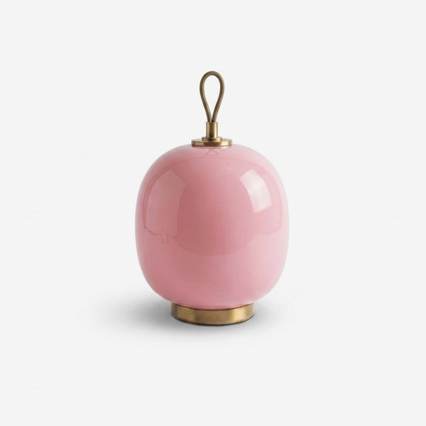 Citrava Curated Mouth-Blown Frosted Glass Table
