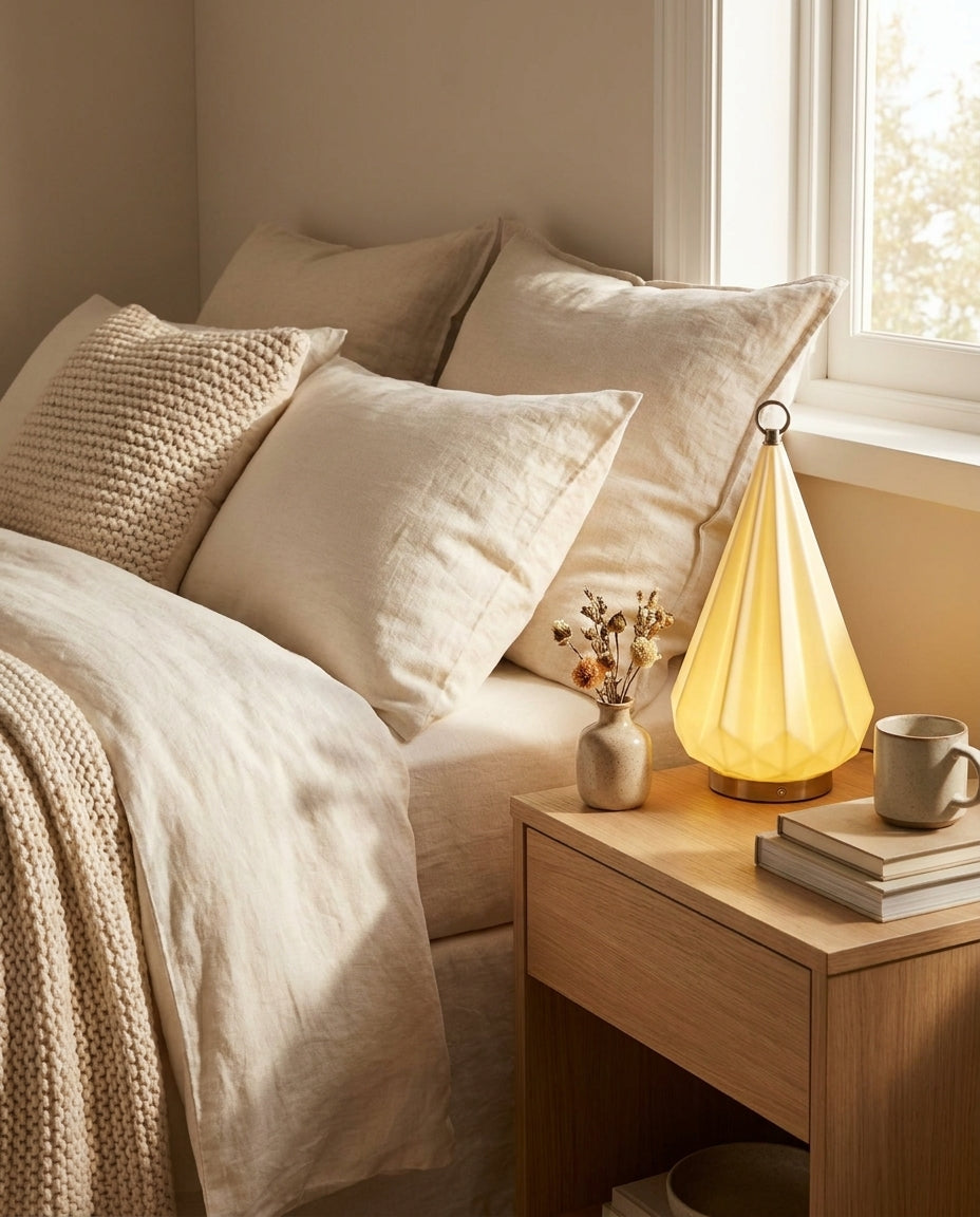 Citrayne Curated Hand-Thrown Ceramic Table Lamp – handcrafted surface texture