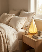 Citrayne Curated Hand-Thrown Ceramic Table Lamp – handcrafted surface texture
