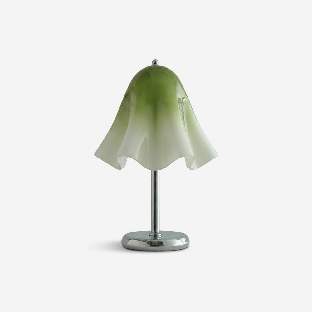 Cloquelle Curated Mouth-Blown Frosted Glass Tabl – Mouth-Blown Frosted Glass Table Lamp