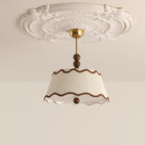 Cordelia Curated Solid Brass Flush Mount Ceiling – spatial dining room perspective