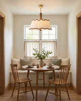 Cordelia Curated Solid Brass Flush Mount Ceiling – macro detail view #1