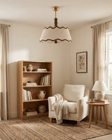 Cordelia Curated Solid Brass Flush Mount Ceiling – handcrafted surface texture