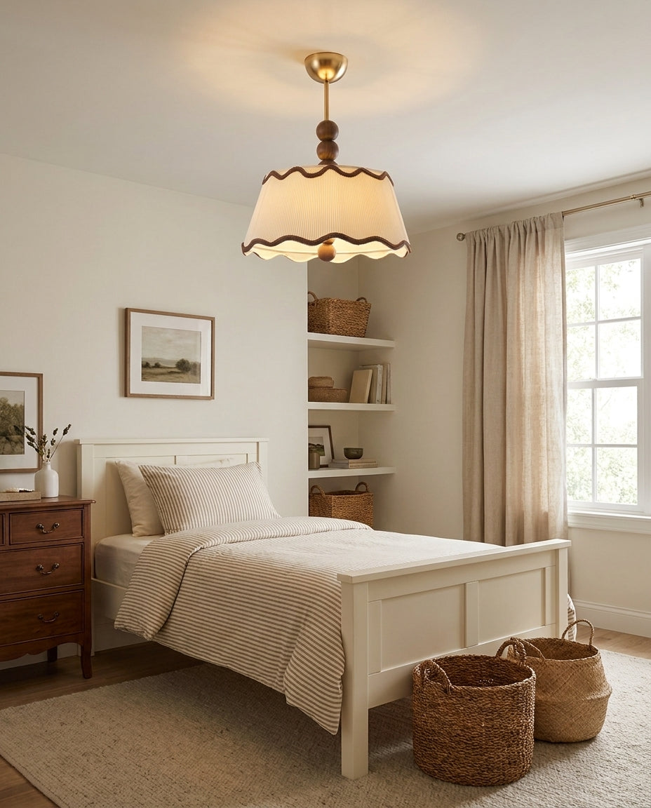 Cordelia Curated Solid Brass Flush Mount Ceiling – unlit natural material contrast