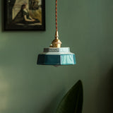 Cottara Curated Solid Brass Pendant Light – Dia 14cm × H 6cm  ∅ 5.5 × H 2.3 finish configuration