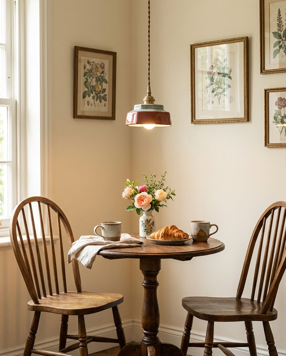 Solid Brass craftsmanship detail on Cottara Curated Solid Brass Pendant Light