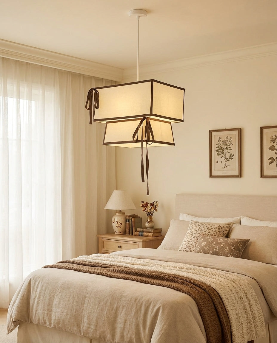 Cresswell Curated Finished Iron Pendant Light – macro detail view