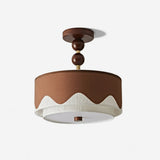 Crestwyn Curated Iron & Glass Flush Mount Ceilin – Iron & Glass Flush Mount Ceiling Light