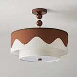Crestwyn Curated Iron & Glass Flush Mount Ceilin – Dia 42cm x H 43cm  ∅ 16.5 x H 16.9 finish configuration