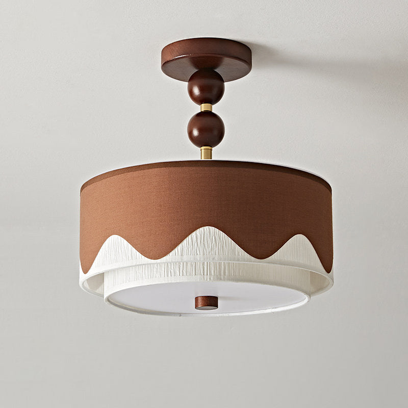 Crestwyn Curated Iron & Glass Flush Mount Ceilin – Dia 32cm x H 30cm  ∅ 12.6 x H 11.8 finish configuration