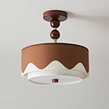 Crestwyn Curated Iron & Glass Flush Mount Ceilin – Dia 32cm x H 30cm  ∅ 12.6 x H 11.8 finish configuration