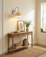 Hand-Thrown Ceramic craftsmanship detail on Daisette Curated Hand-Thrown Ceramic Wall Sconce