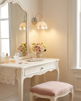 Daisette Curated Hand-Thrown Ceramic Wall Sconce installed in residential dining space
