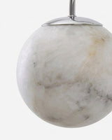 Dione  Alabaster Curated Alabaster Wall Sconce – full fixture elevation view