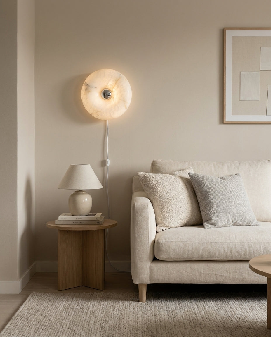 Donuts Alabaster Curated Alabaster Wall Sconce – structural canopy joint detail