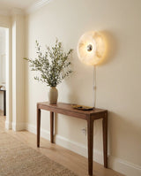 Donuts Alabaster Curated Alabaster Wall Sconce – unlit natural material contrast