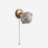 Eala Alabaster Curated Alabaster Wall Sconce – Alabaster Wall Sconce