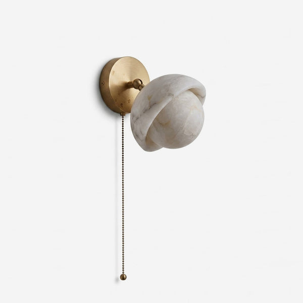 Eala Alabaster Curated Alabaster Wall Sconce