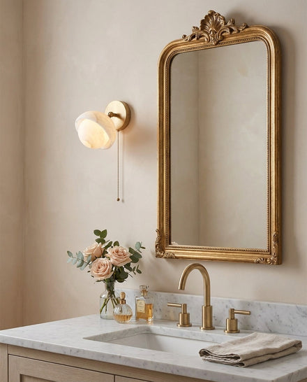 Eala Alabaster Curated Alabaster Wall Sconce