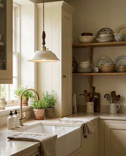 Elowick Curated Solid Brass Pendant Light