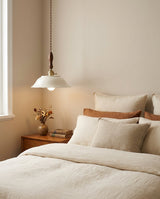 Elowick Curated Solid Brass Pendant Light – macro detail view