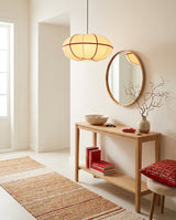 Elowra Curated Solid Brass Pendant Light – macro detail view #1