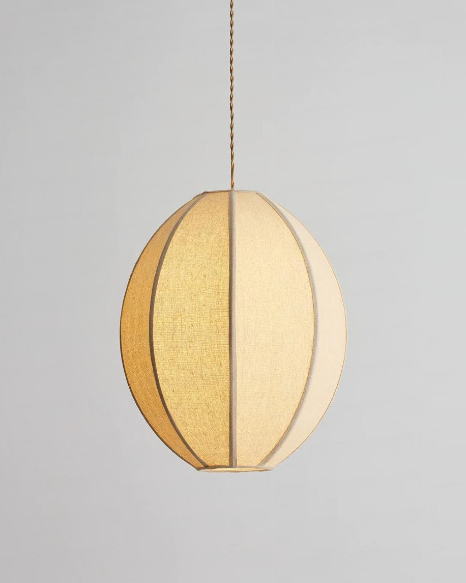 Elvara Curated Iron & Glass Pendant Light – side angled contour profile
