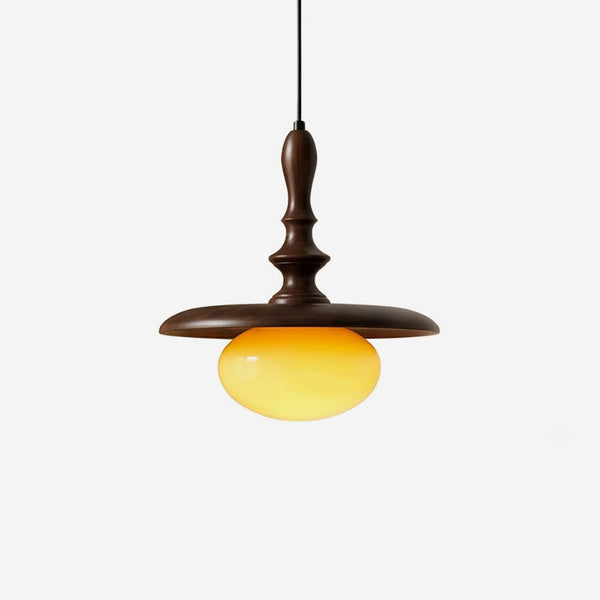 Elwood Curated Mouth-Blown Frosted Glass Pendant