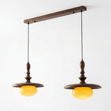 Elwood Curated Mouth-Blown Frosted Glass Pendant – 2 Heads L 88cm x H 150cm  L 35.4 x H 59 finish configuration