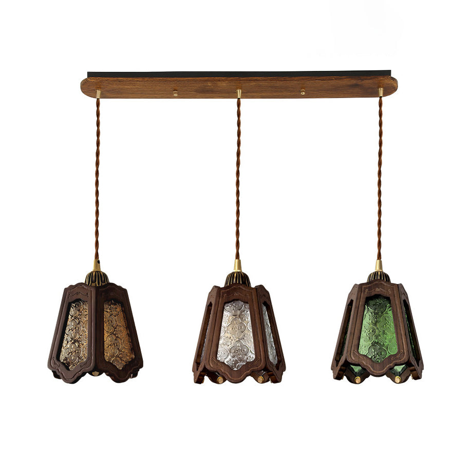 Emberfold Curated Mouth-Blown Frosted Glass Pend – 3-Light L 28.3 x H 59 finish configuration