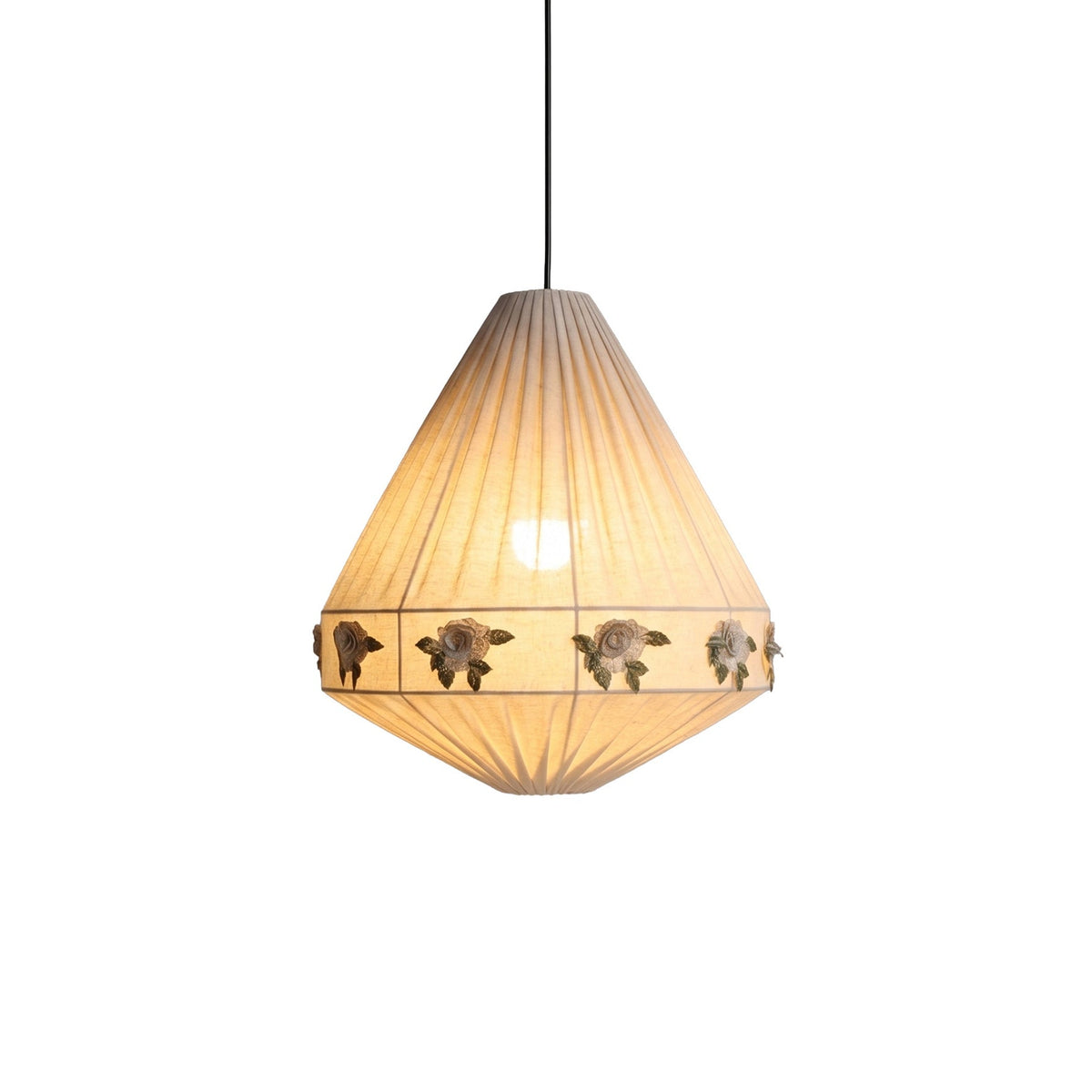 Embrovia Curated Iron & Glass Pendant Light – Dia 60cm x H 66cm  ∅ 23.6 x H 25.6 finish configuration