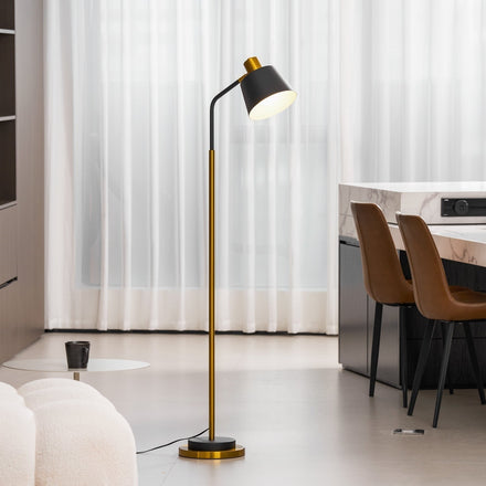 Emmental Curated Solid Brass Floor Lamp