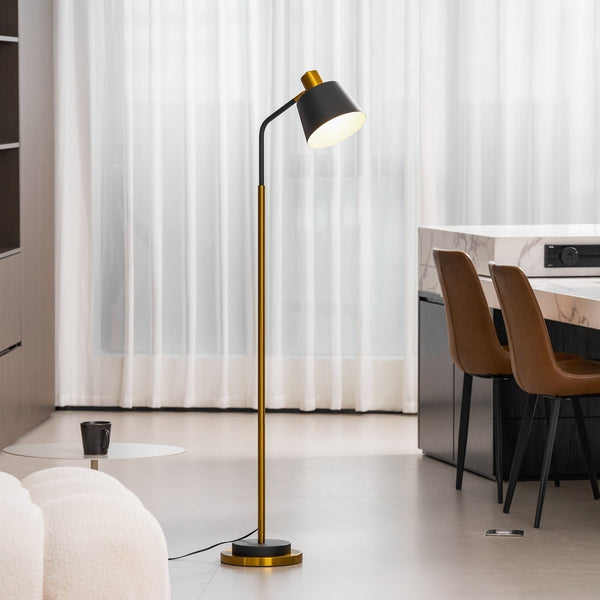Emmental Curated Solid Brass Floor Lamp