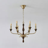 Hargrave Curated Solid Brass Chandelier – 6 Heads Dia 64cm x H 54cm  ∅ 25.2 x H 21 finish configuration