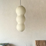 Hisui Paper Curated Washi Paper Pendant Light – Dia 24cm x H 59cm ∅ 9.4 x H 23.2 finish configuration #1
