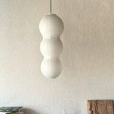 Hisui Paper Curated Washi Paper Pendant Light – Dia 24cm x H 59cm ∅ 9.4 x H 23.2 finish configuration #1 #2