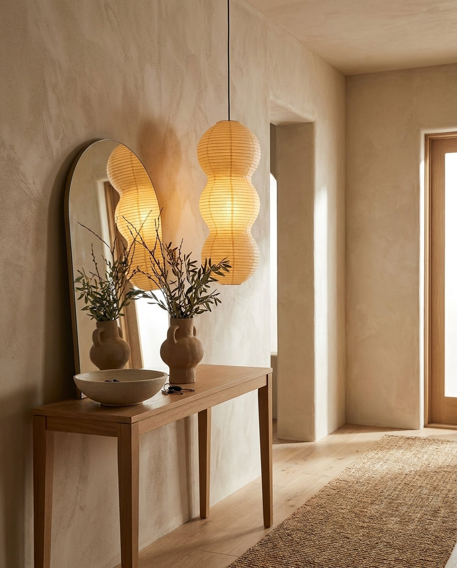 Hisui Paper Curated Washi Paper Pendant Light