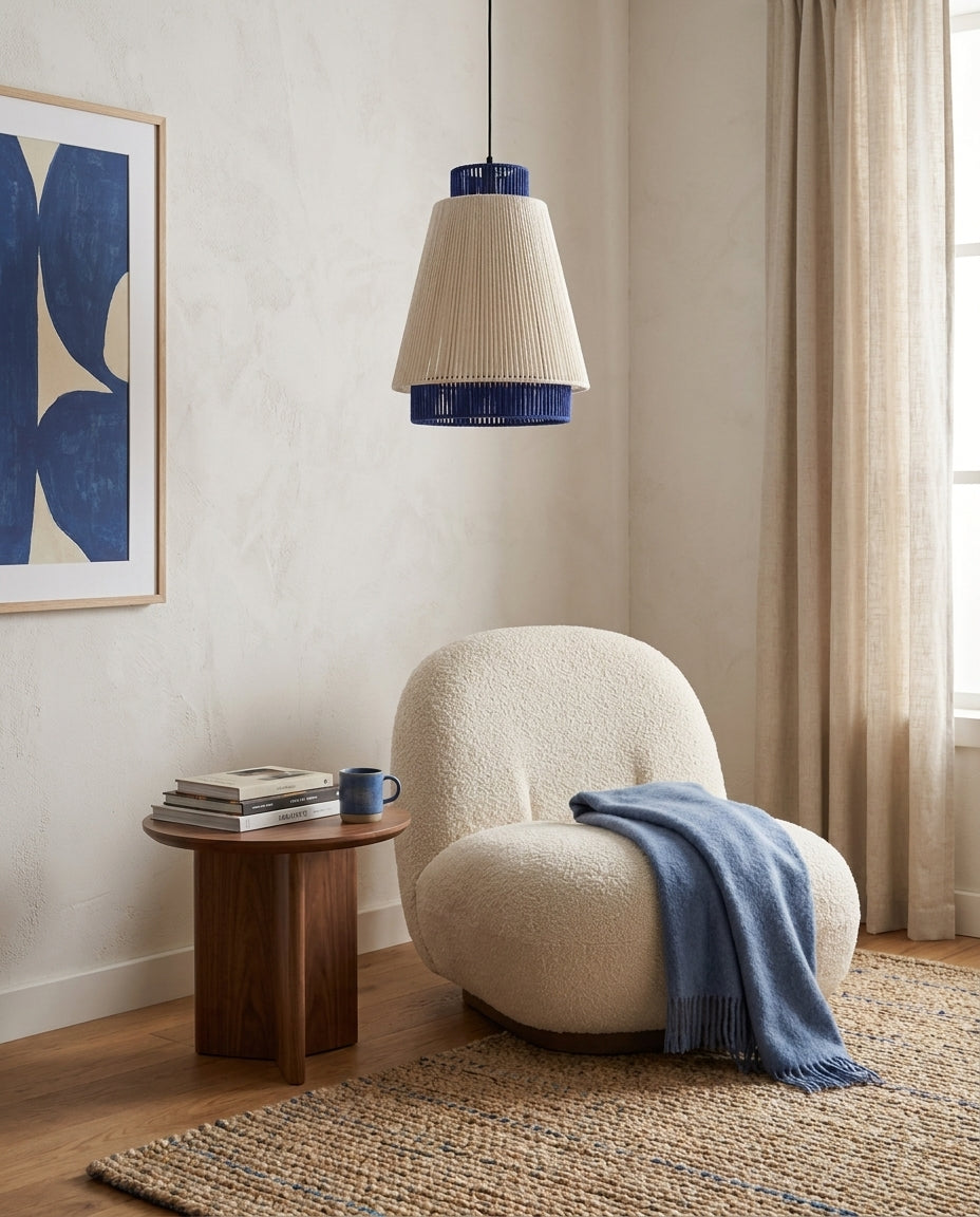 Hoshina Curated Finished Iron Pendant Light – macro detail view #1