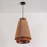 Hoshina Curated Finished Iron Pendant Light – W 30cm x H 45cm  W 11.8 x H 17.7 finish configuration #1 #2